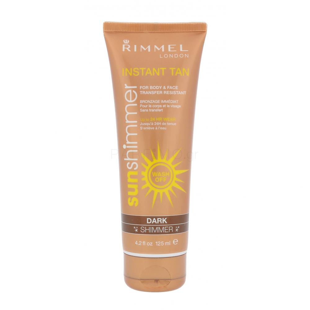 Rimmel London Sun Shimmer Instant Tan Self Tan για γυναίκες 125 ml