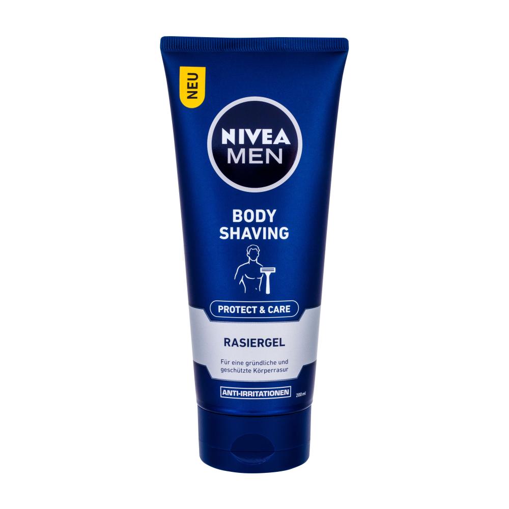 Nivea Men Protect & Care Body Shaving Τζελ ξυρίσματος για άνδρες 200 ml