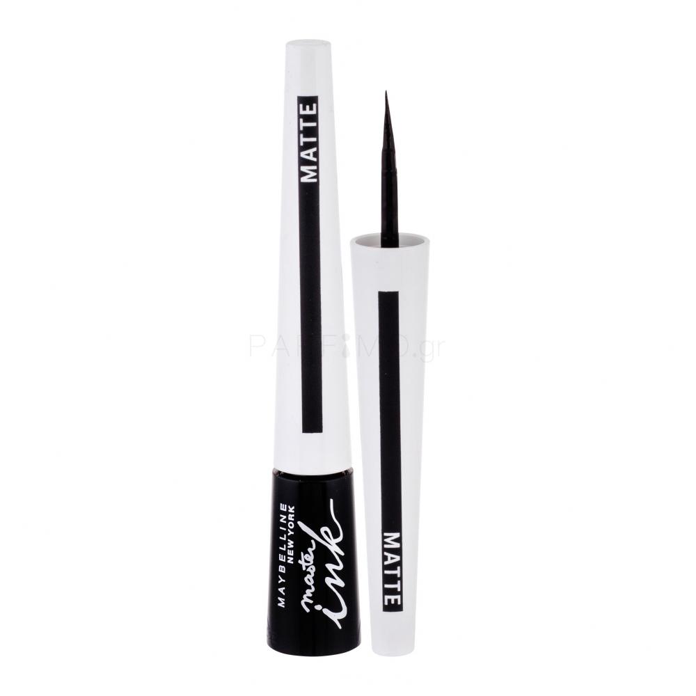 Maybelline Master Ink Matte Eyeliner για γυναίκες 2 ml Απόχρωση 10 Charcoal Black Parfimo.gr