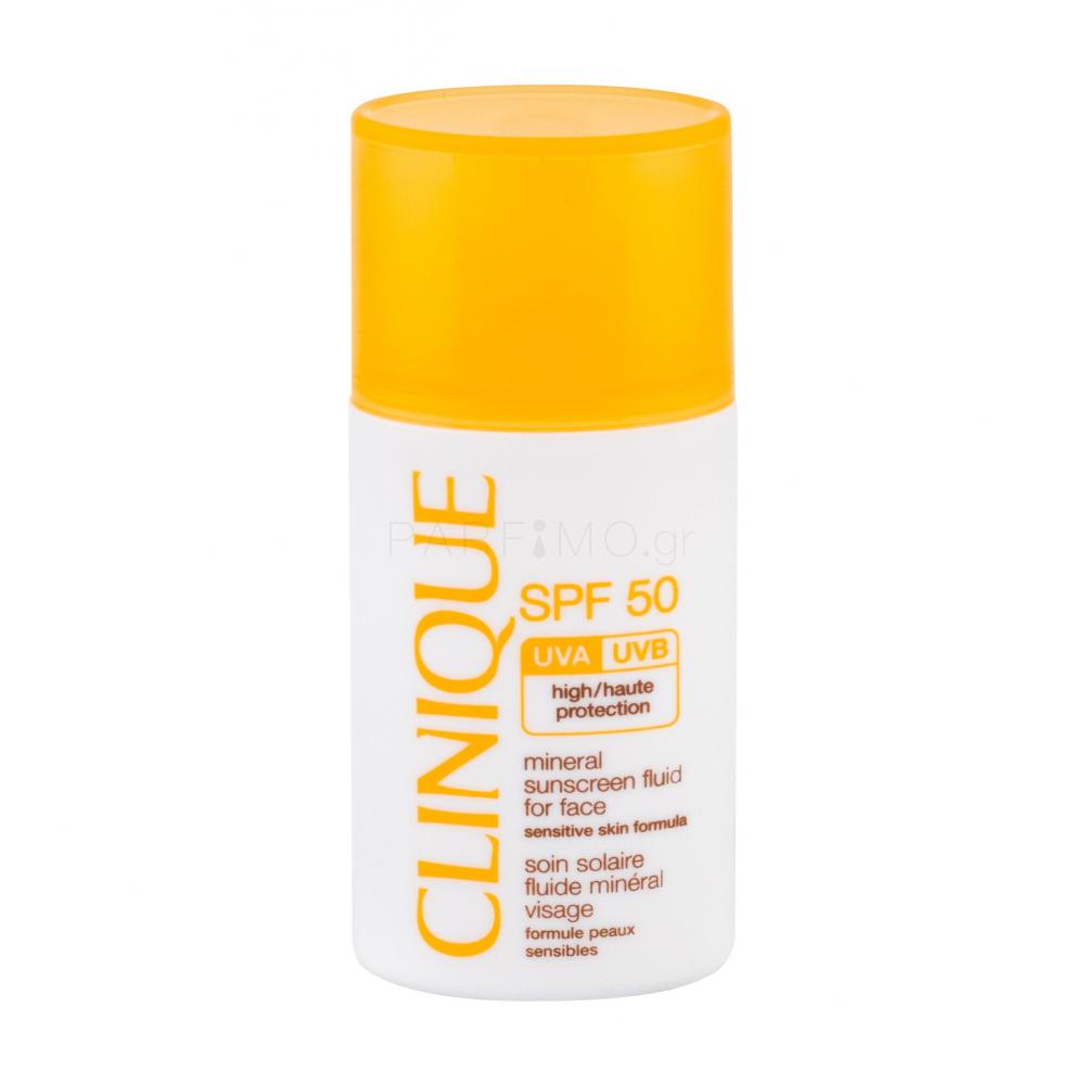Clinique Sun Care Mineral Sunscreen Fluid For Face SPF50 Αντιηλιακό