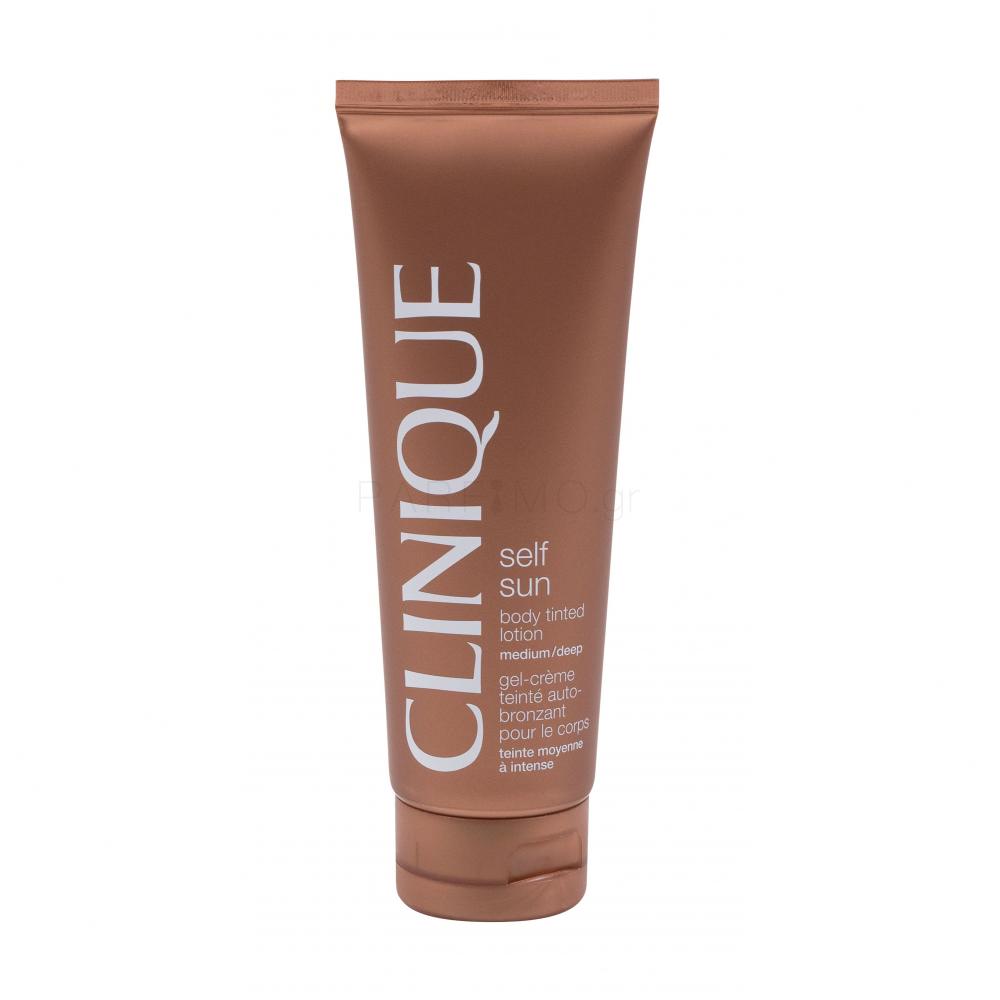 Clinique Self Sun Body Tinted Lotion Self Tan για γυναίκες 125 ml Απόχρωση Medium/Deep Parfimo.gr