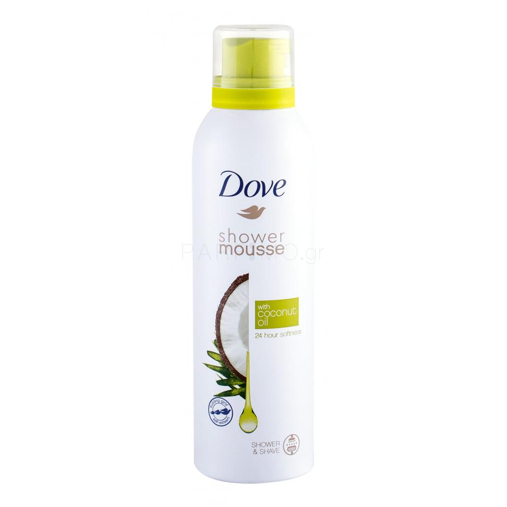 Dove Shower Mousse Coconut Oil Αφρός καθαρισμού σώματος για γυναίκες