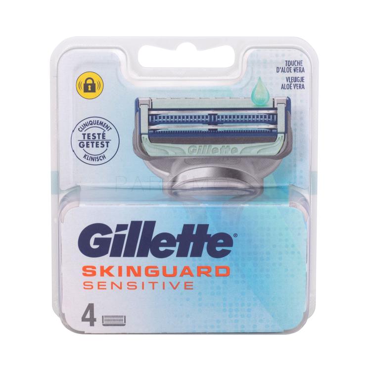 Gillette Skinguard Sensitive Ανταλλακτικές λεπίδες για άνδρες 4 τεμ