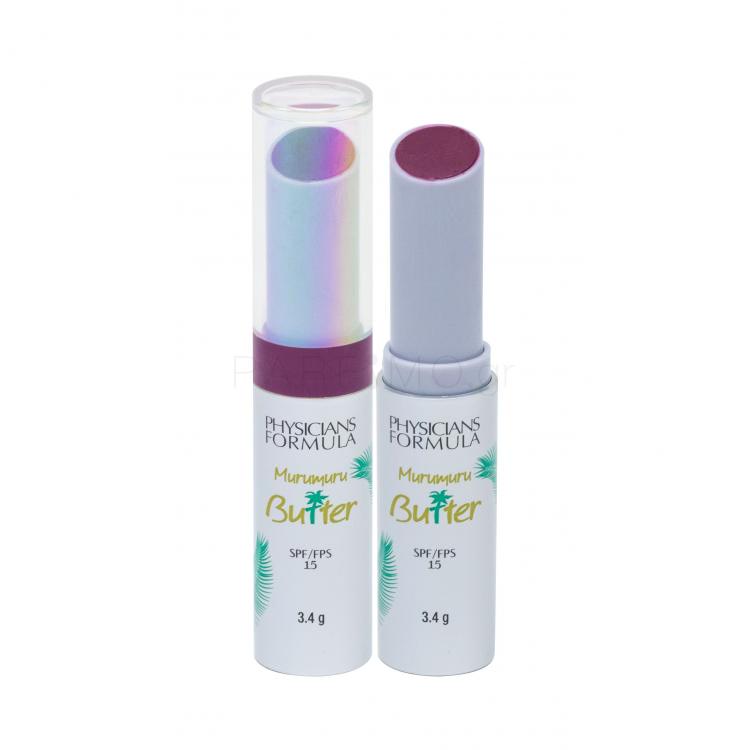 Physicians Formula Murumuru Butter Lip Cream SPF15 Βάλσαμο για τα χείλη για γυναίκες 3,4 gr Απόχρωση Carnival