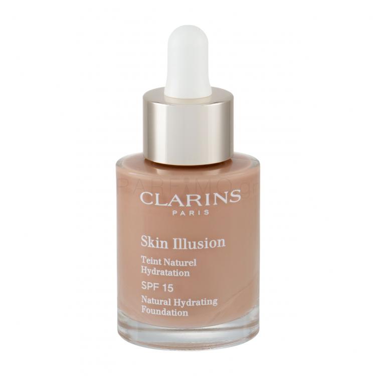 Clarins Skin Illusion Natural Hydrating SPF15 Make up για γυναίκες 30 ml Απόχρωση 113 Chestnut