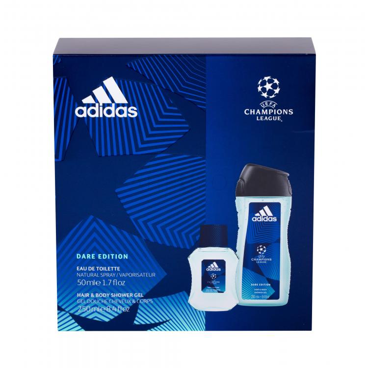 Adidas UEFA Champions League Dare Edition Σετ δώρου EDT 50 ml + αφρόλουτρο 250 ml