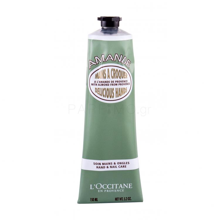 L&#039;Occitane Almond (Amande) Delicious Hands Κρέμα για τα χέρια για γυναίκες 150 ml