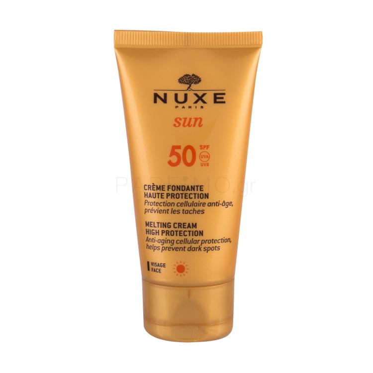 NUXE Sun Melting Cream SPF50 Αντιηλιακό προϊόν προσώπου 50 ml