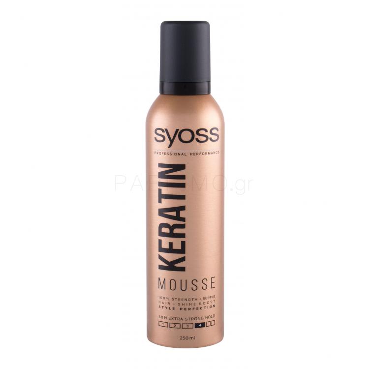 Syoss Keratin Mousse Αφρός μαλλιών για γυναίκες 250 ml