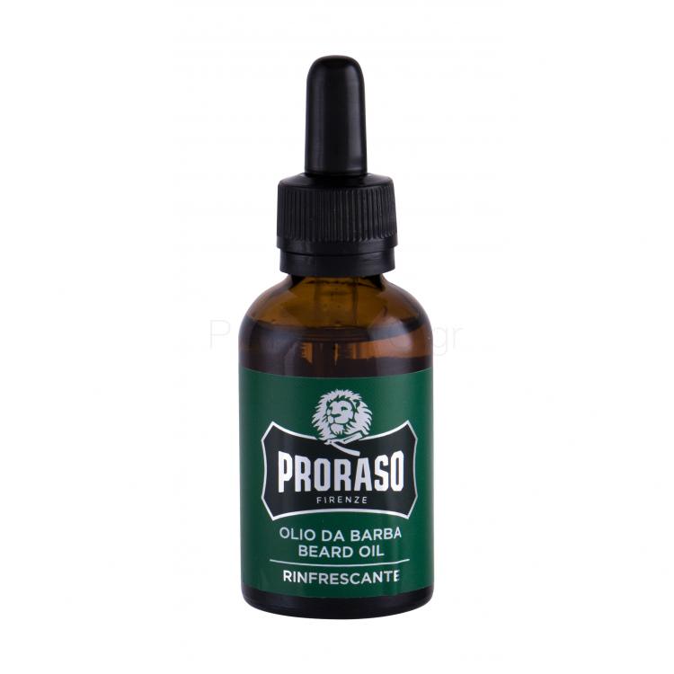 PRORASO Eucalyptus Beard Oil Περιποιητικό λάδι για τα γένια για άνδρες 30 ml