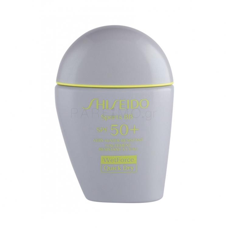Shiseido Sports BB WetForce SPF50+ ΒΒ κρέμα για γυναίκες 30 ml Απόχρωση Medium
