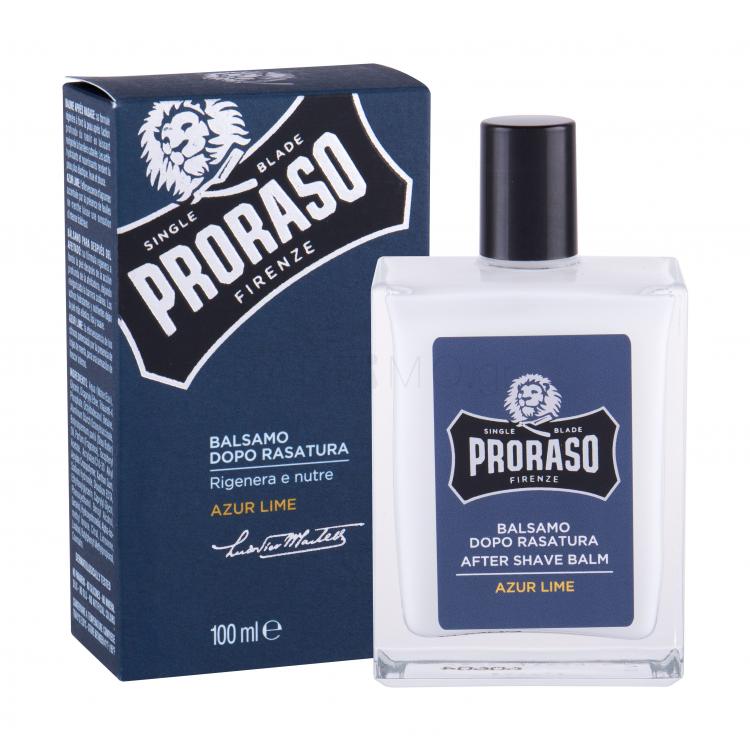 PRORASO Azur Lime After Shave Balm Βάλσαμο για μετά το ξύρισμα  για άνδρες 100 ml