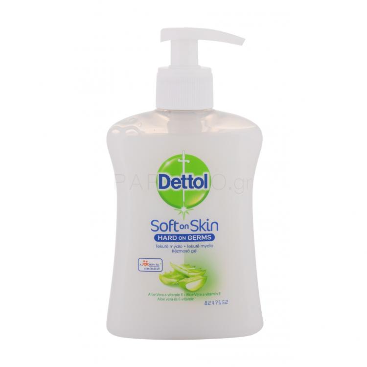 Dettol Soft On Skin Aloe Vera Υγρό σαπούνι 250 ml