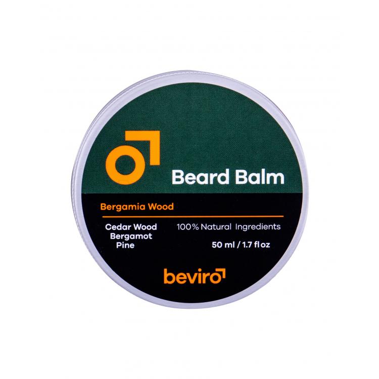 Be-Viro Men´s Only Beard Balm Cedar Wood, Bergamot, Pine Βάλσαμο για τα γένια για άνδρες 50 ml