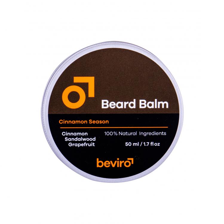 Be-Viro Men´s Only Beard Balm Grapefruit, Cinnamon, Sandal Wood Βάλσαμο για τα γένια για άνδρες 50 ml