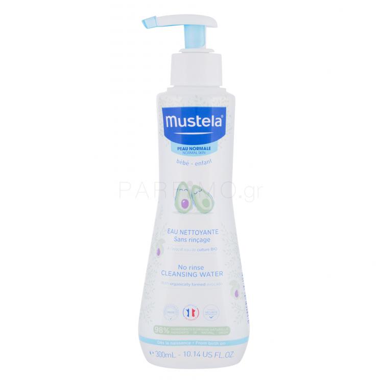 Mustela Bébé Cleansing Water No-Rinse Νερό καθαρισμού προσώπου για παιδιά 300 ml