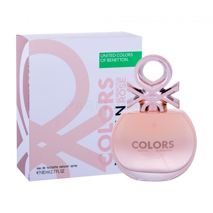 Benetton Colors de Benetton Rose Eau de Toilette για γυναίκες 80 ml