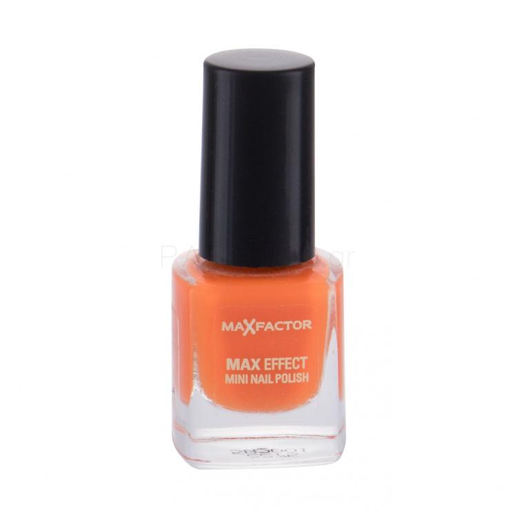 Max Factor Max Effect Mini Βερνίκια νυχιών για γυναίκες 4,5 ml Απόχρωση 25 Bright Orange