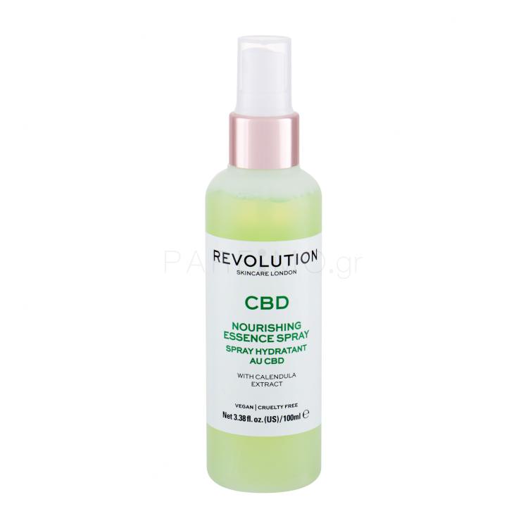 Revolution Skincare CBD Nourishing Essence Spray Λοσιόν προσώπου για γυναίκες 100 ml