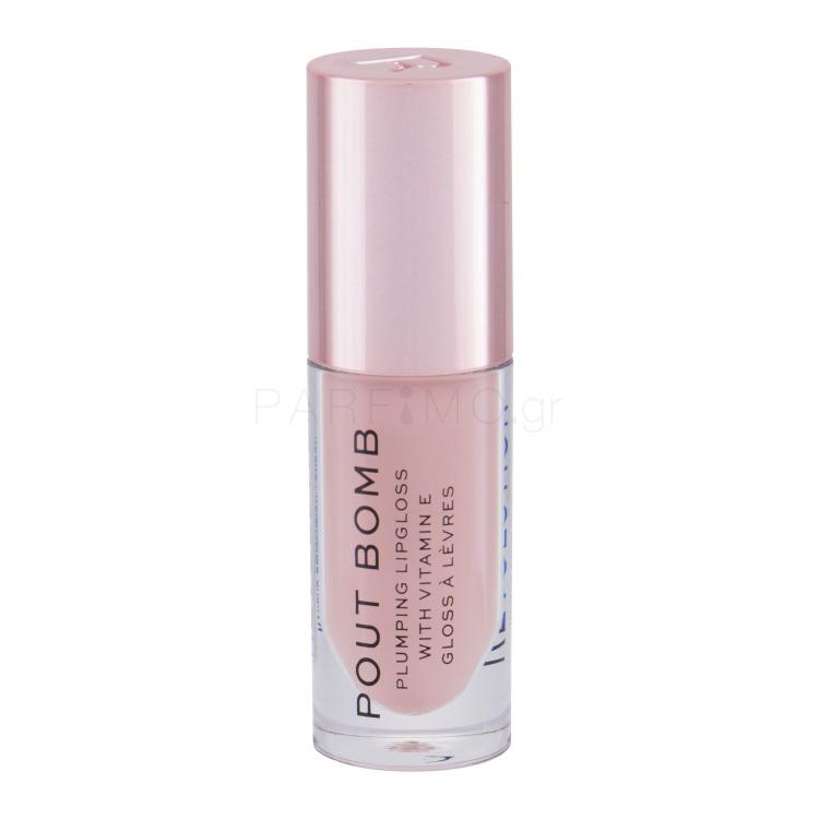 Makeup Revolution London Pout Bomb Lip Gloss για γυναίκες 4,6 ml Απόχρωση Candy