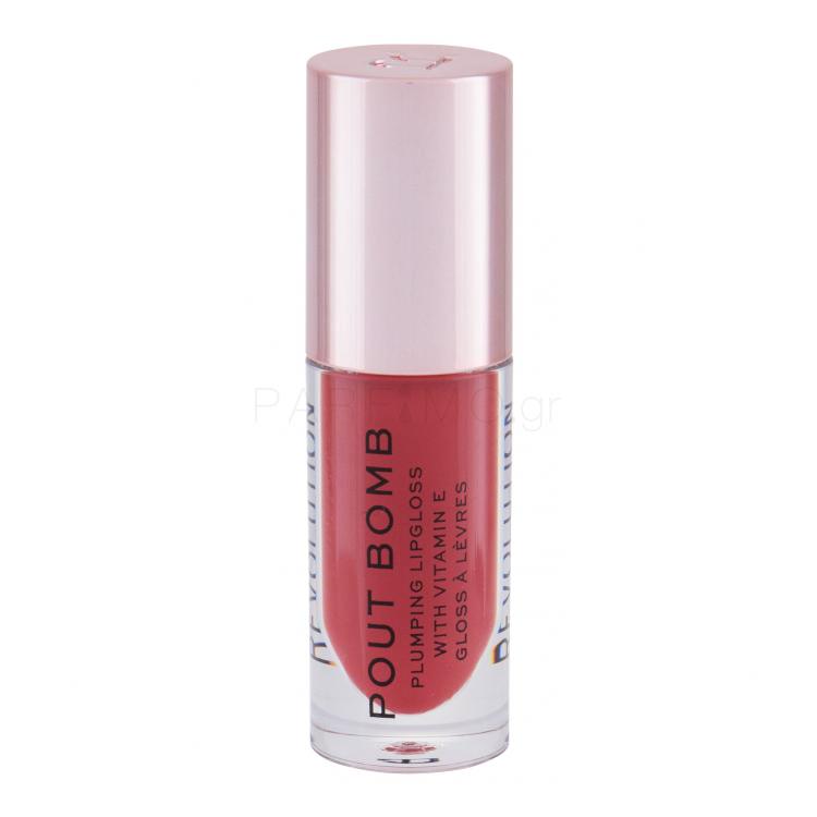 Makeup Revolution London Pout Bomb Lip Gloss για γυναίκες 4,6 ml Απόχρωση Juicy