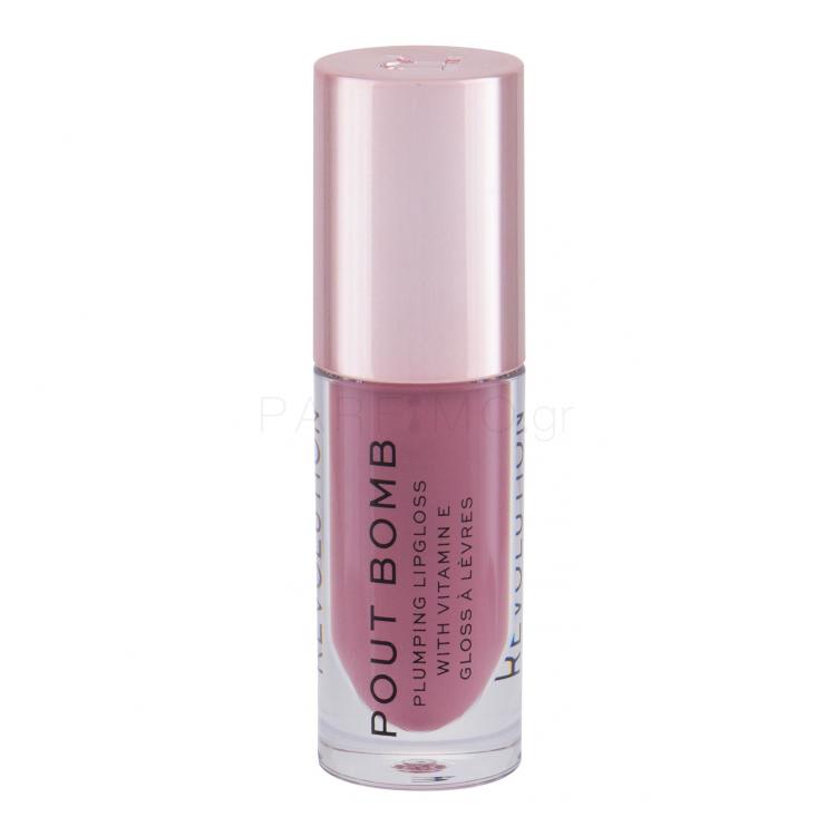 Makeup Revolution London Pout Bomb Lip Gloss για γυναίκες 4,6 ml Απόχρωση Sauce