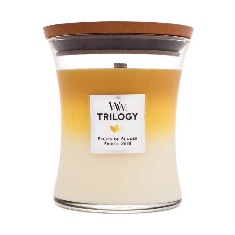 WoodWick Trilogy Fruits Of Summer Αρωματικό κερί 275 gr