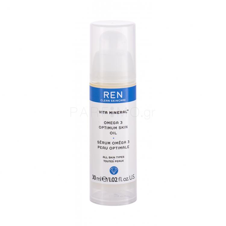 REN Clean Skincare Vita Mineral Omega 3 Λάδι προσώπου για γυναίκες 30 ml TESTER