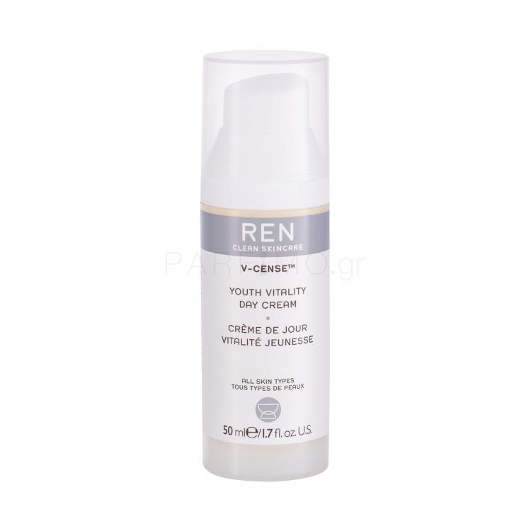 REN Clean Skincare V-Cense Youth Vitality Κρέμα προσώπου ημέρας για γυναίκες 50 ml TESTER
