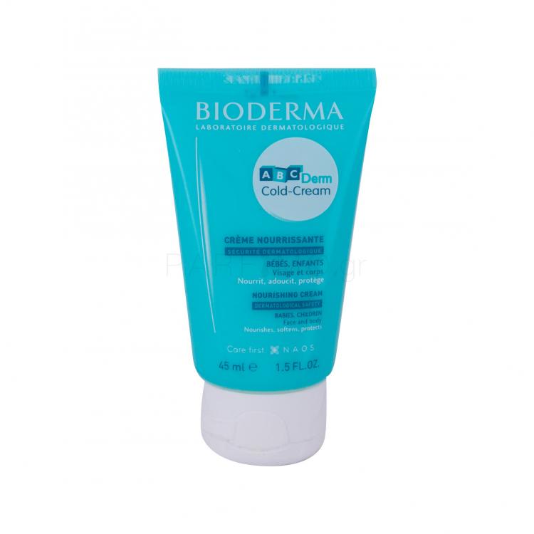 BIODERMA ABCDerm Cold-Cream Face &amp; Body Κρέμα σώματος για παιδιά 45 ml