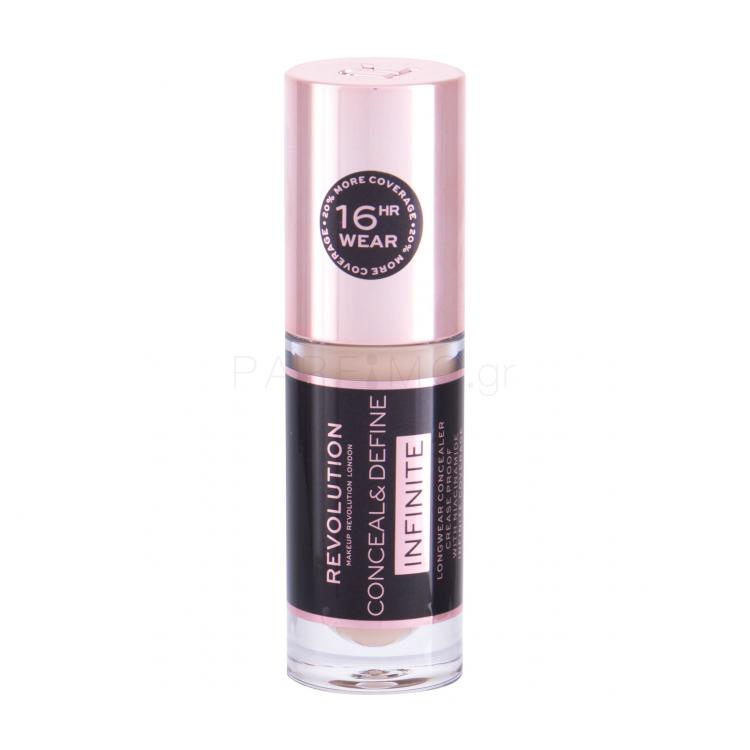 Makeup Revolution London Conceal &amp; Define Infinite Concealer για γυναίκες 5 ml Απόχρωση C3.5