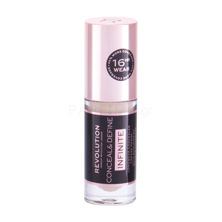 Makeup Revolution London Conceal &amp; Define Infinite Concealer για γυναίκες 5 ml Απόχρωση C5.5