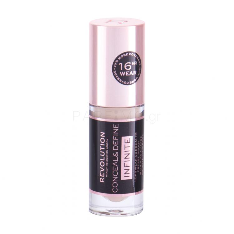 Makeup Revolution London Conceal &amp; Define Infinite Concealer για γυναίκες 5 ml Απόχρωση C6