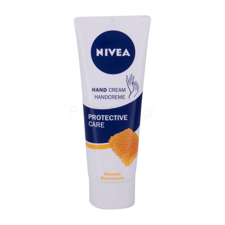 Nivea Hand Care Protective Beeswax Κρέμα για τα χέρια για γυναίκες 75 ml