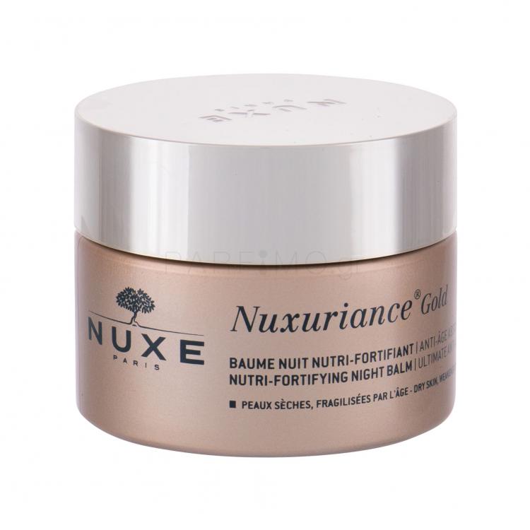 NUXE Nuxuriance Gold Nutri-Fortifying Night Balm Κρέμα προσώπου νύχτας για γυναίκες 50 ml