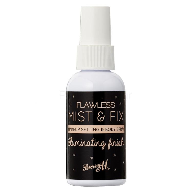Barry M Flawless Mist &amp; Fix Illuminating Σπρέι σταθεροποίησης μαγικιάζ για γυναίκες 50 ml