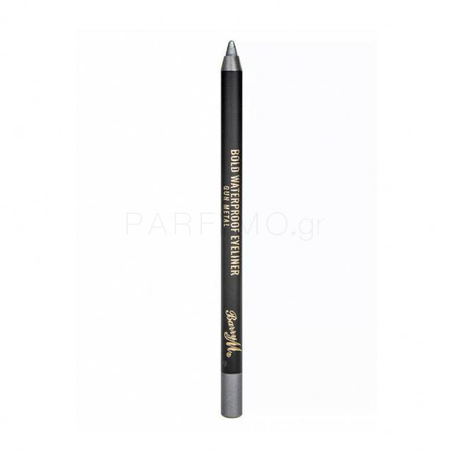 Barry M Bold Waterproof Eyeliner Μολύβι για τα μάτια για γυναίκες 1,2 gr Απόχρωση Gun Metal