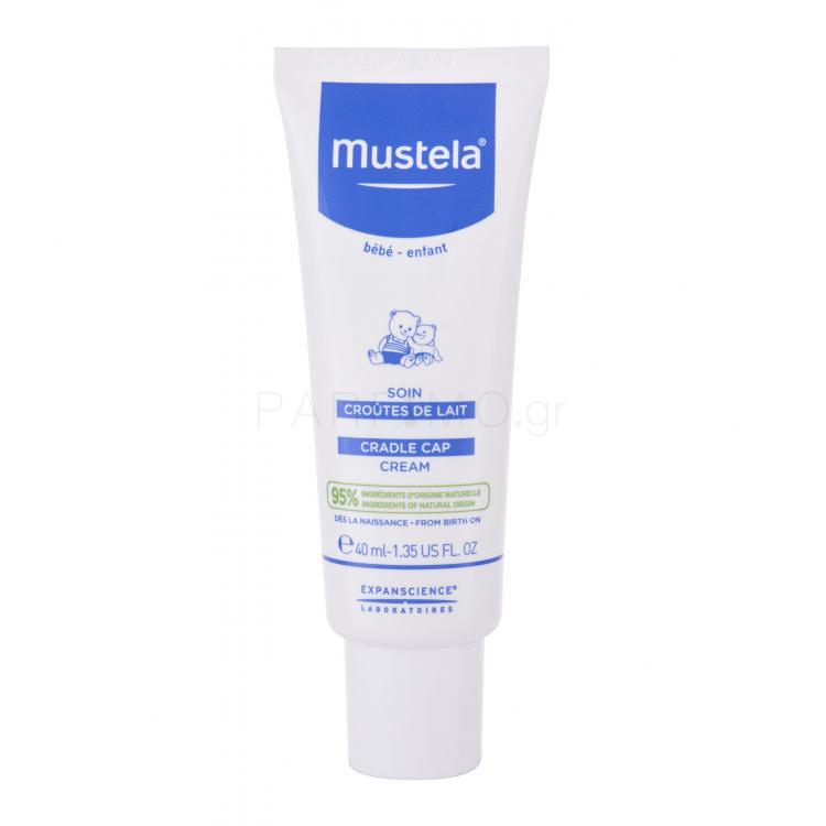 Mustela Bébé Cradle Cap Κρέμα προσώπου ημέρας για παιδιά 40 ml