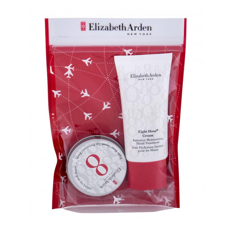 Elizabeth Arden Eight Hour Cream Travel Kit Σετ δώρου κρέμα χεριών 30 ml + βάλσαμο χειλιών 13 ml