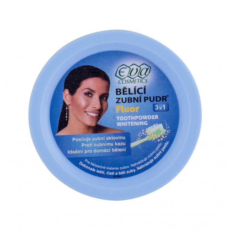 Eva Cosmetics Whitening Toothpowder Fluor Λεύκανση δοντιών 30 gr