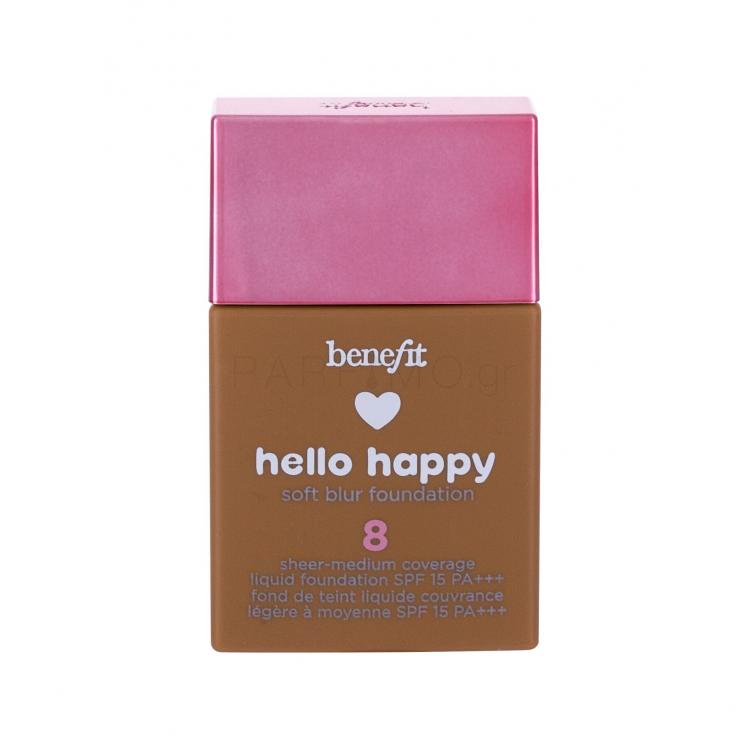 Benefit Hello Happy SPF15 Make up για γυναίκες 30 ml Απόχρωση 08 Tan warm