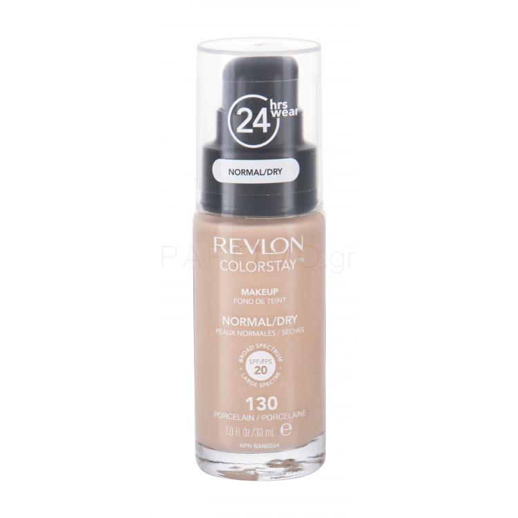 Revlon Colorstay Normal Dry Skin SPF20 Make up για γυναίκες 30 ml Απόχρωση 130 Porcelain