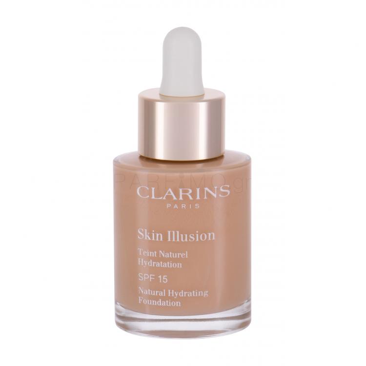Clarins Skin Illusion Natural Hydrating SPF15 Make up για γυναίκες 30 ml Απόχρωση 106 Vanilla