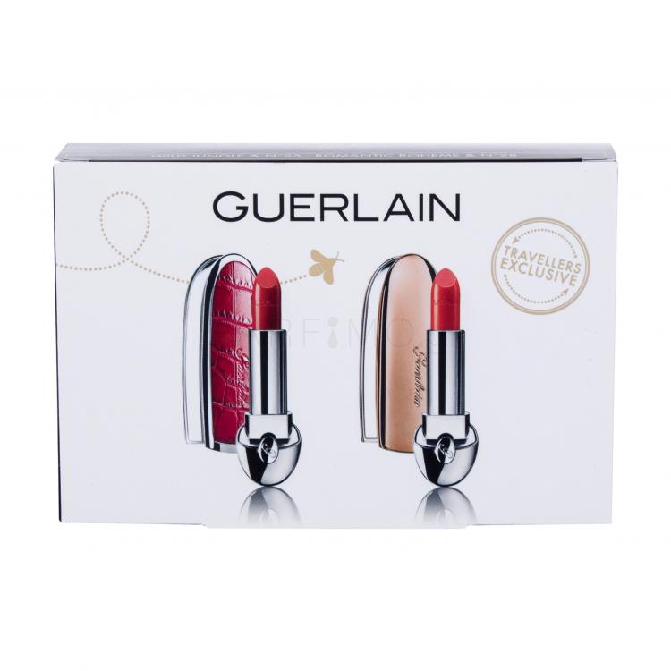 Guerlain Rouge G De Guerlain Σετ δώρου κραγιόν 3,5 g + κραγιόν 3,5 g 28 Romantic Boheme