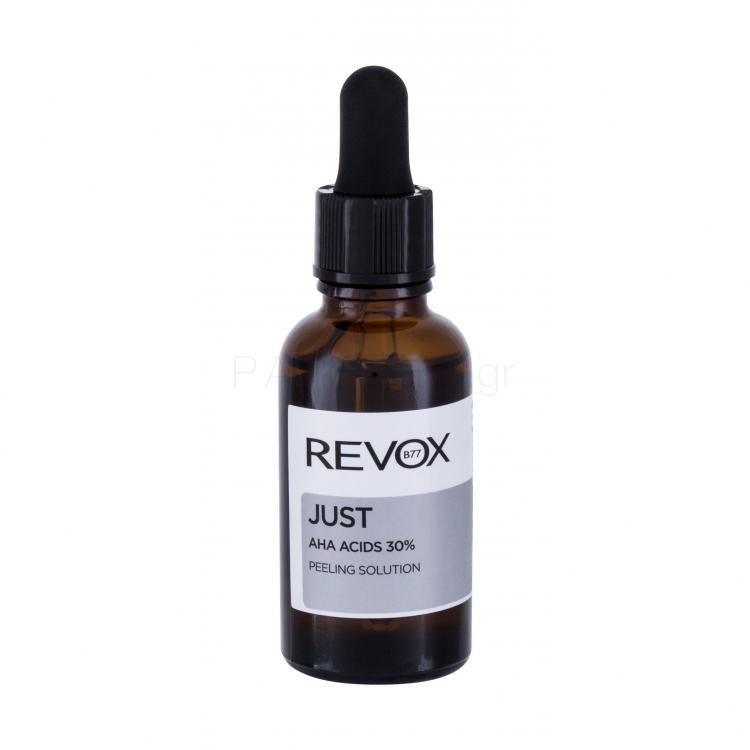 Revox Just AHA ACIDS 30% Peeling Solution Προϊόντα απολέπισης προσώπου για γυναίκες 30 ml