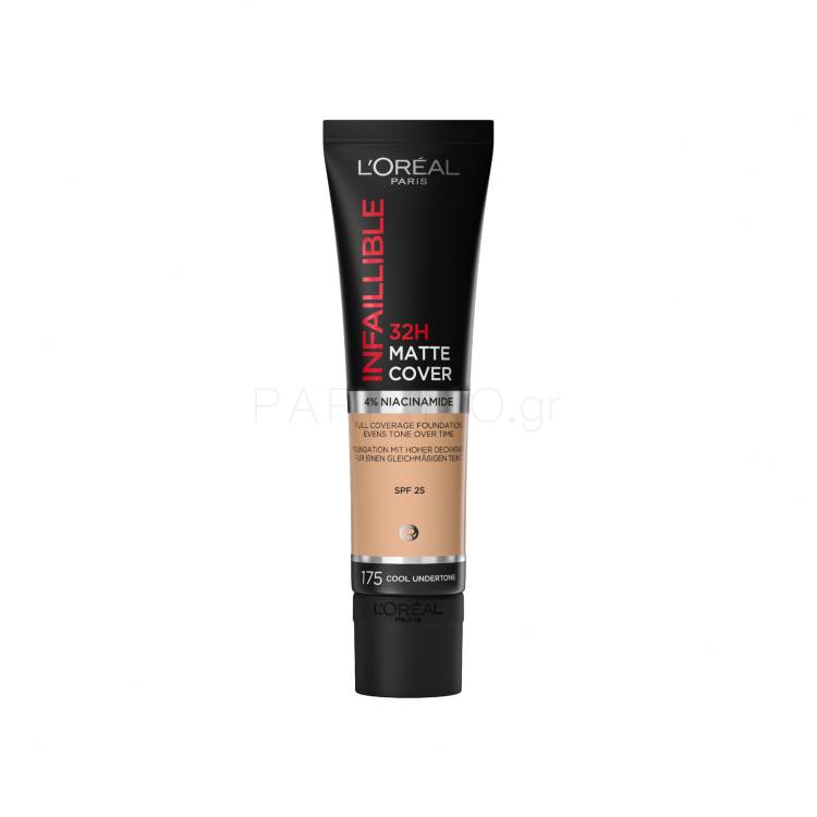 L&#039;Oréal Paris Infaillible 32H Matte Cover SPF25 Make up για γυναίκες 30 ml Απόχρωση 175