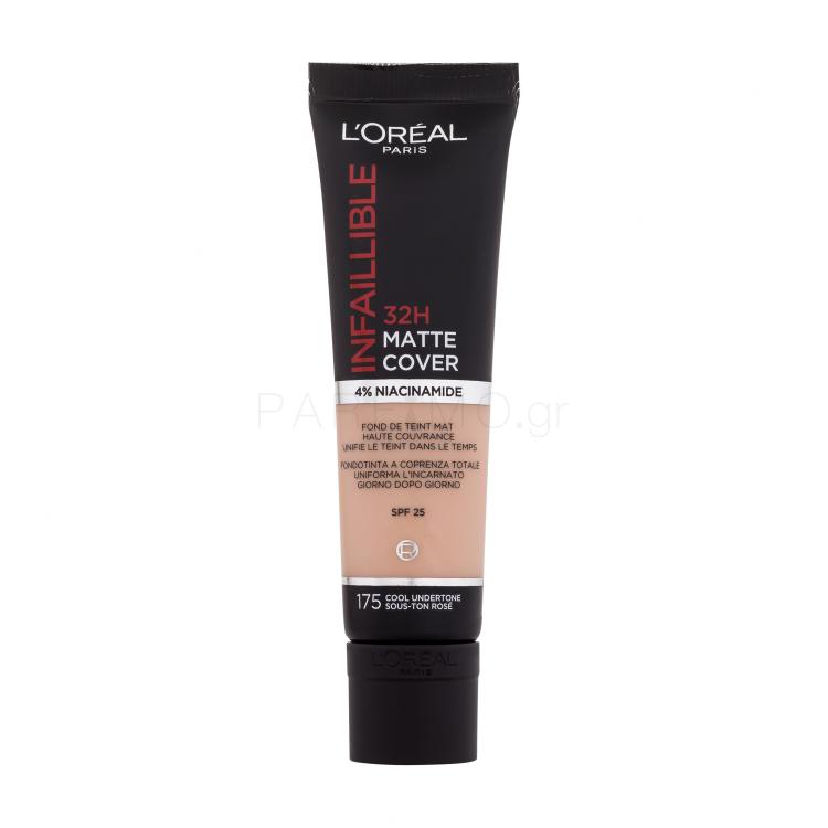 L'Oréal Paris Infaillible 32H Matte Cover SPF25 Make up για γυναίκες 30 ml Απόχρωση 175