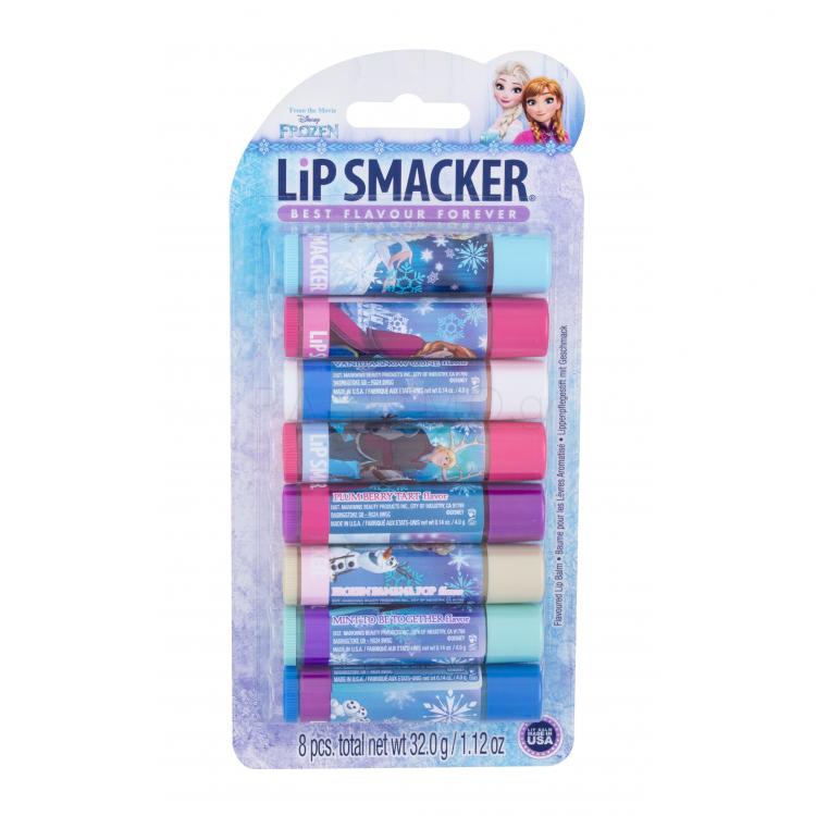 Lip Smacker Disney Frozen Lip Balm Σετ δώρου βάλσαμο χειλιών 8 x 4 g