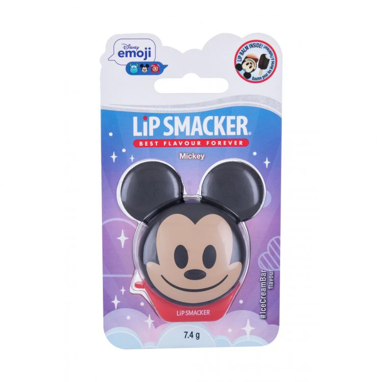 Lip Smacker Disney Emoji Mickey Βάλσαμο για τα χείλη για παιδιά 7,4 gr Απόχρωση Ice Cream Bar
