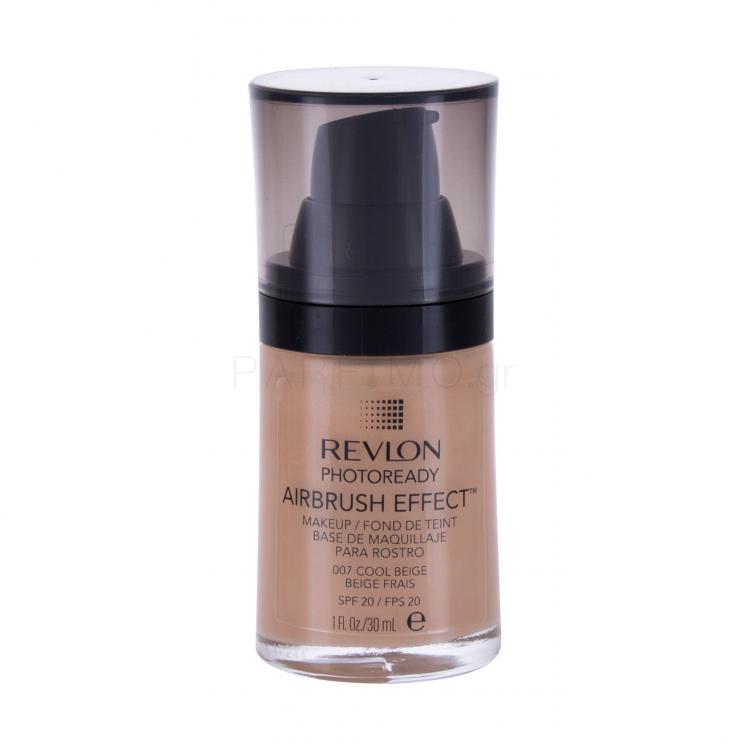 Revlon Photoready Airbrush Effect SPF20 Make up για γυναίκες 30 ml Απόχρωση 007 Cool Beige